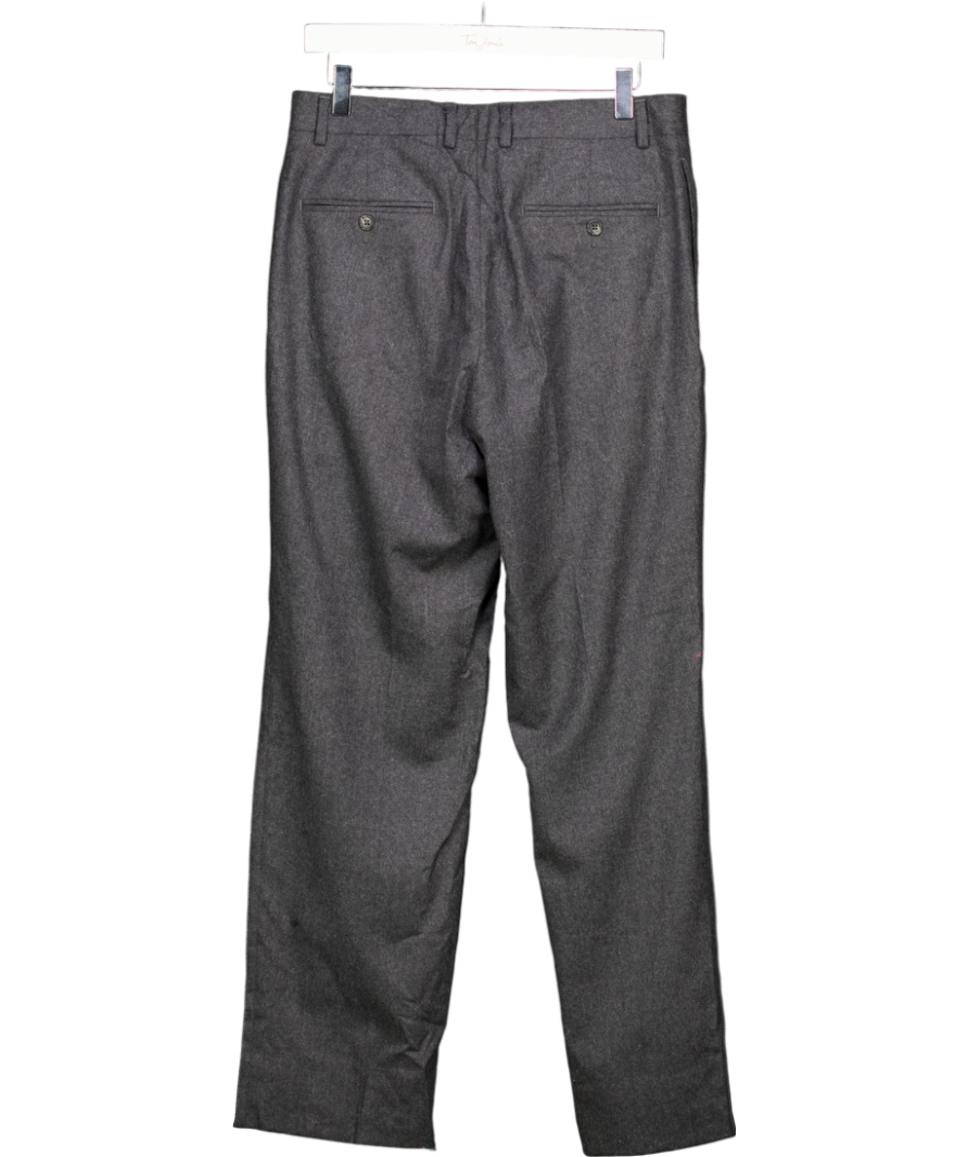 Brooks Brothers Grey Virgin Wool Trousers W32