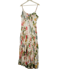 Jardin Vue Multicoloured Floral Pleated Maxi Dress UK M