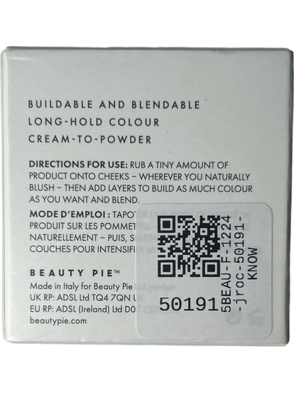 BeautyPie Sexy Berry Cream Blusher - Supercheek Beauty Pie - 3.5g