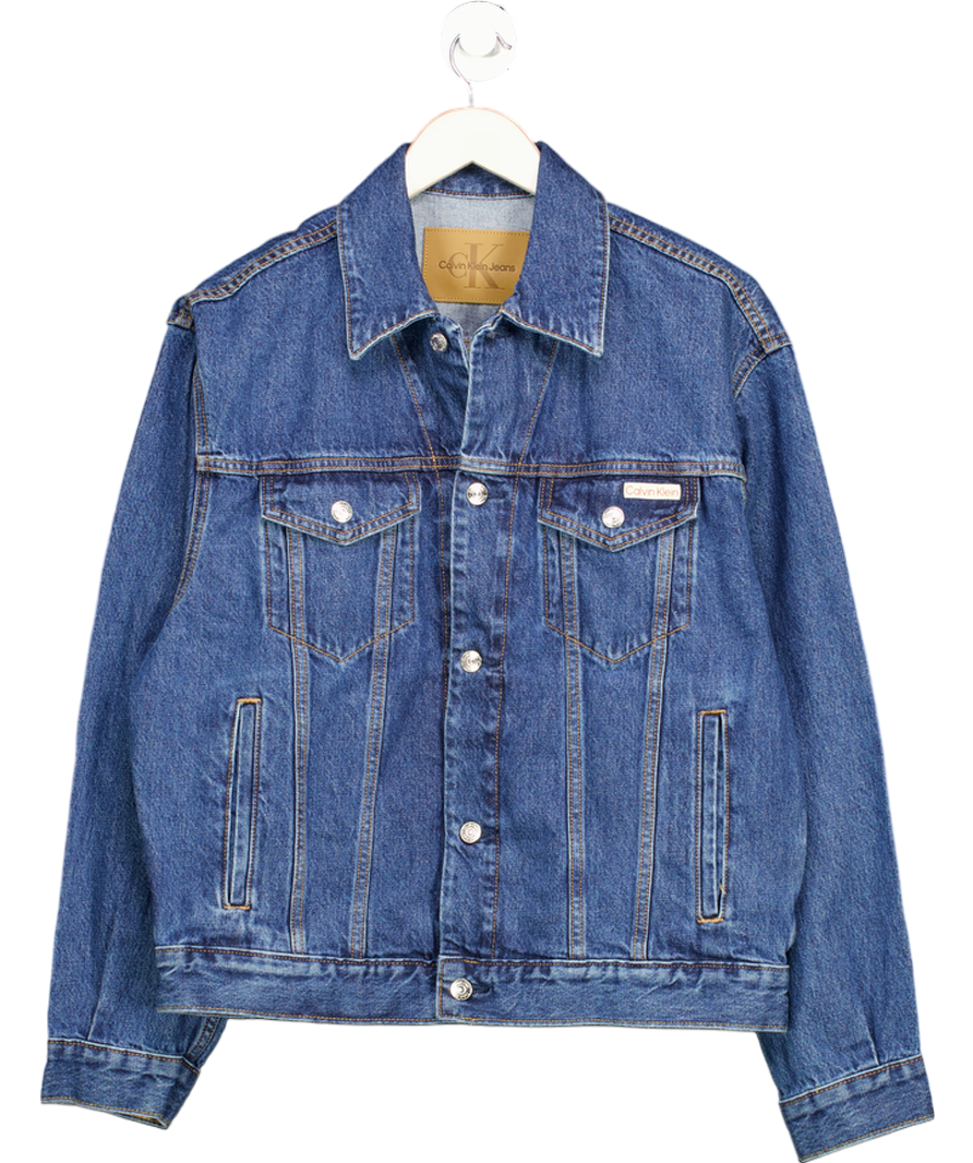 Calvin Klein Blue 90's Pacifico Denim Jacket UK M