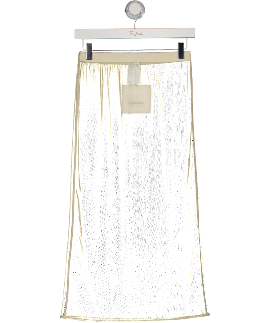 Arakii Cream Mesh Skirt UK M