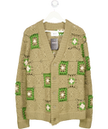 NN. 07 Green Nate Crochet Cardigan UK S