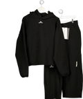 EME STUDIOS 2-piece Black Cinam Shadow Oversized Hoodie And Joggers Set UK S/M