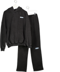 SOUTH.STREET 2-piece "sunday" Hoodie & Straight Leg Sweatpants - Washed Black UK XS/S