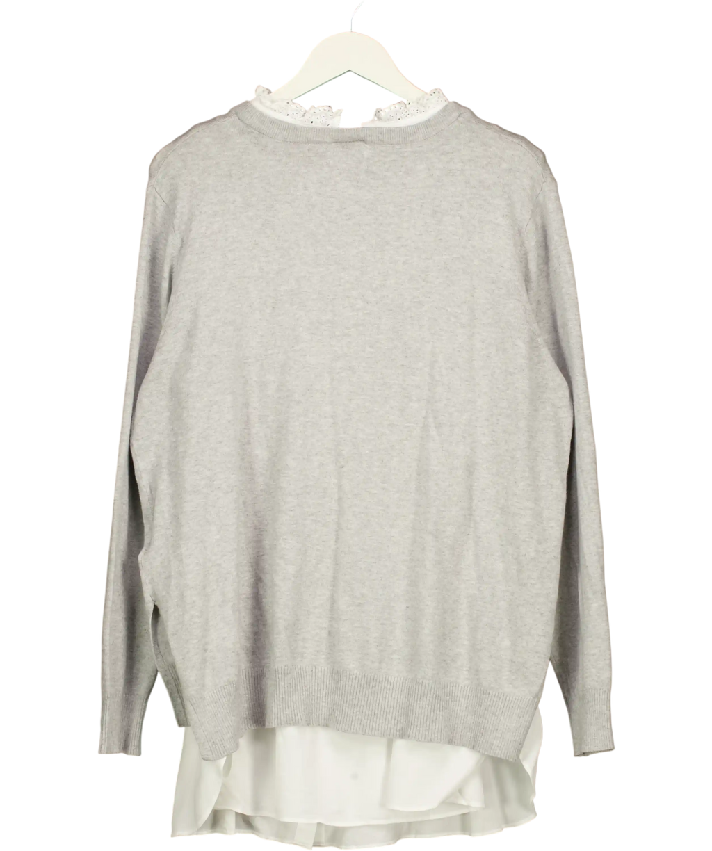 Seraphine Grey Smart Sweatshirt UK XXL