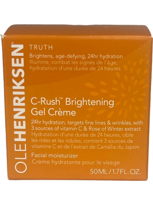 OLEHENRIKSEN Orange C-Rush Brightening Gel Creme Hydrating Facial Moisturizer 50ML
