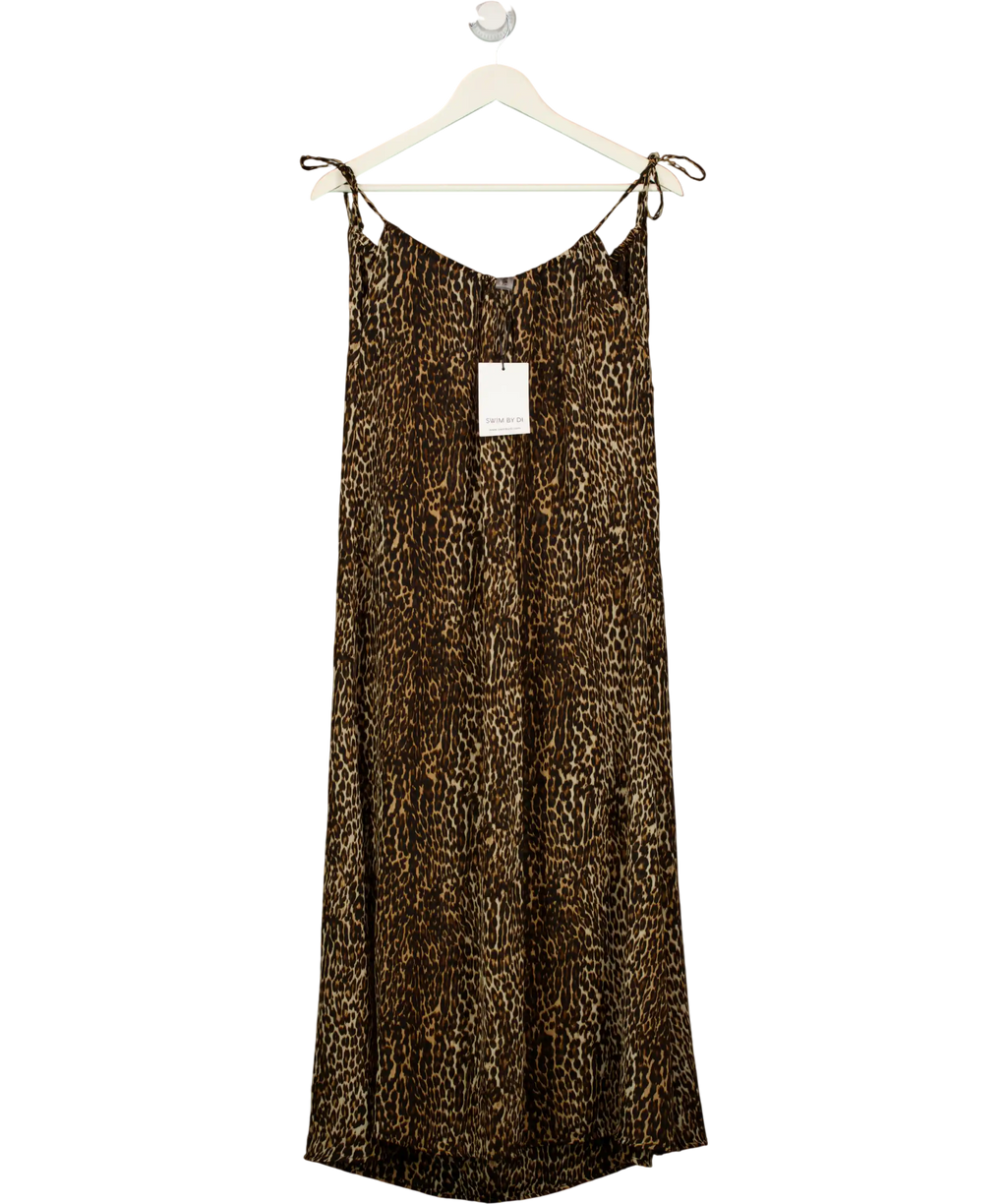 SWIM BY DI Brown Leo Skirt UK XS