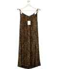 SWIM BY DI Brown Leo Skirt UK XS