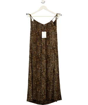 SWIM BY DI Brown Leo Skirt UK XS