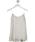REISS White Double Layered Relaxed Cami Top UK 4