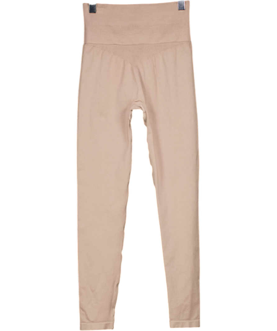 Sefi Brown Sport Seamless Leggings UK XS