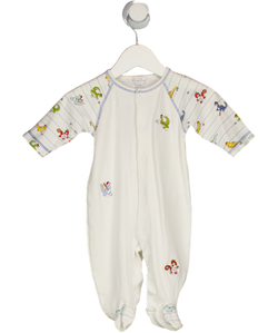 Kissy Kissy White Sport Playing Dinosaurs Babygrow 3-6 Months
