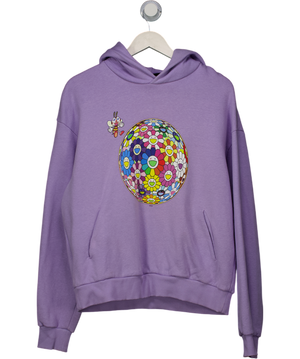 PANGAIA Purple X Bee Wild Organic Cotton Hoodie UK S