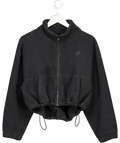 gymshark Black Training Oversized Fleece Sweatshirt UK M
