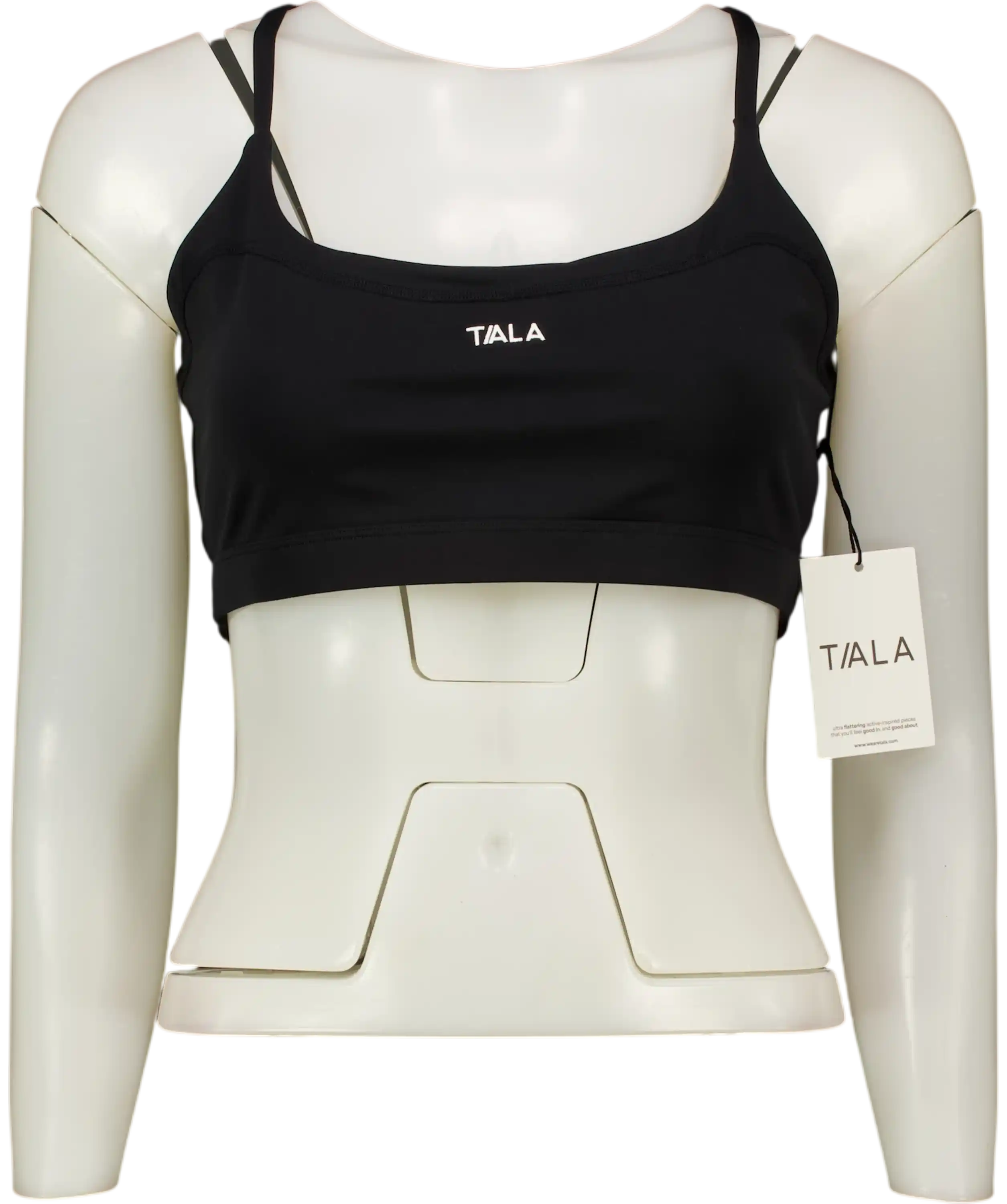 TALA Black Softset Cross Back Sports Bra UK XL