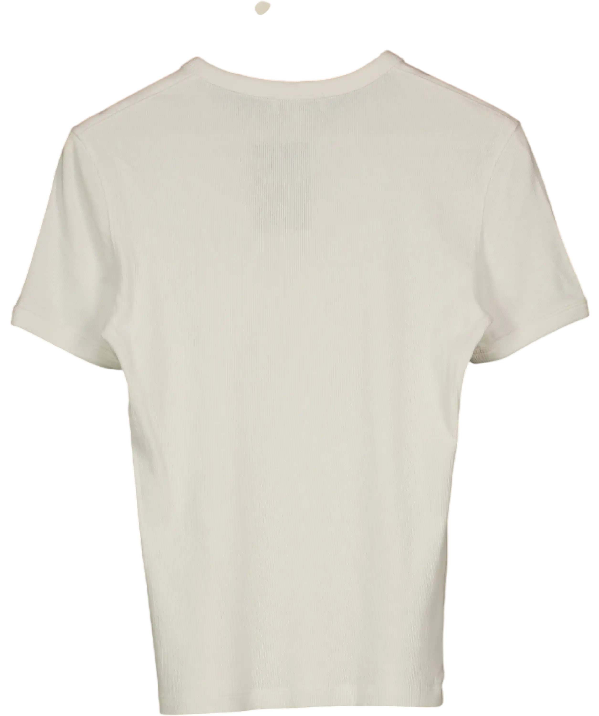 cos White Slim Cotton Raglan T-shirt UK XS