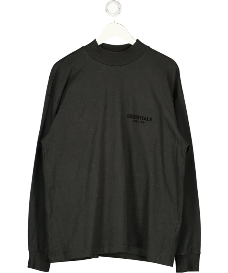 essentials Black Crewneck UK M