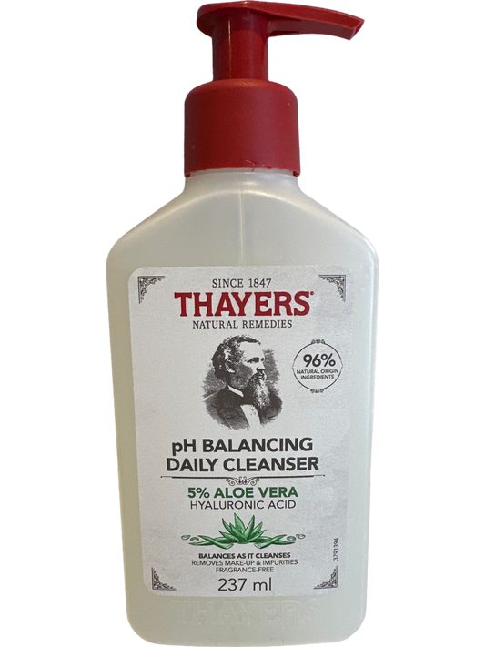 Thayers Natural Remedies Multi PH Balancing Gentle Face Wash with Aloe Vera and Hyaluronic Acid 8oz