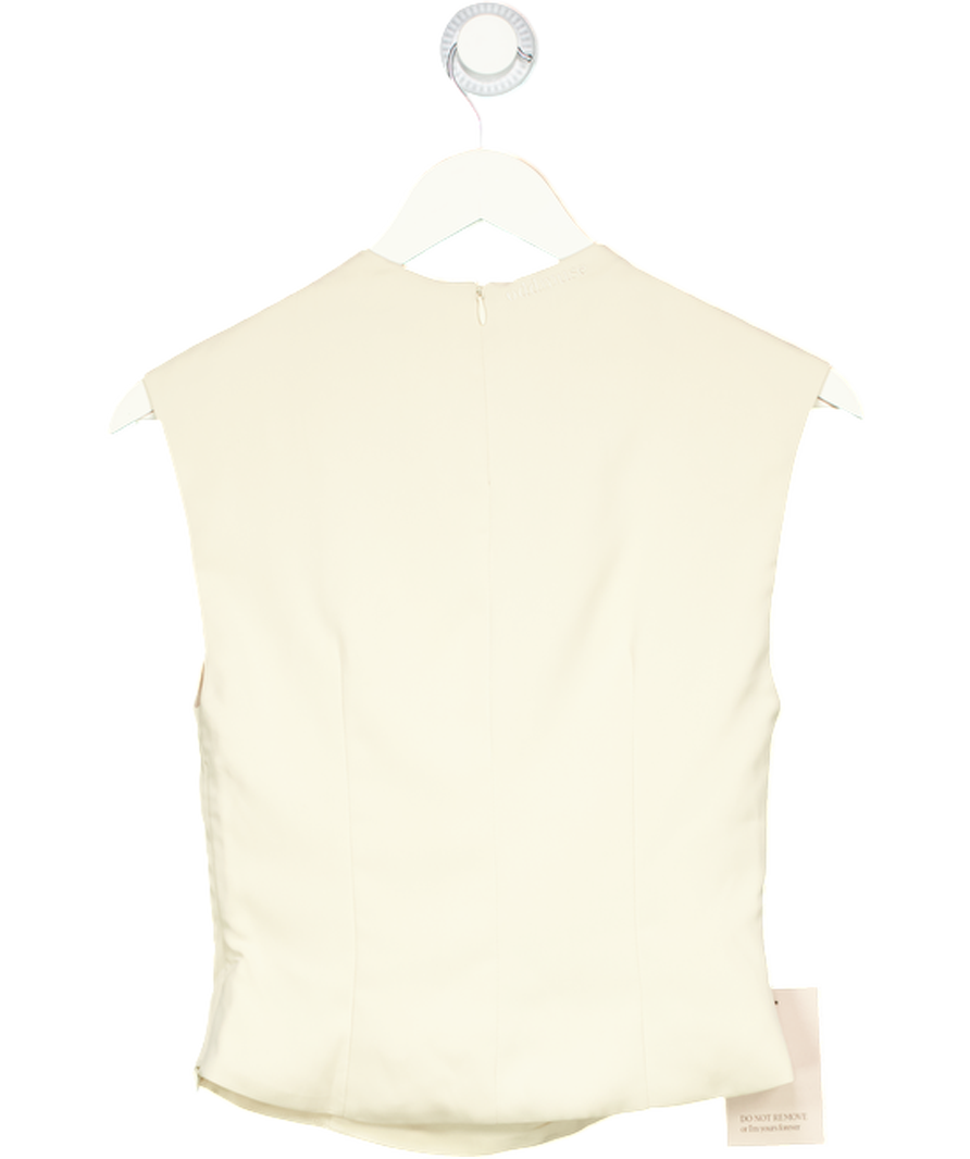 ODDMUSE Cream Sleeveless Top UK S
