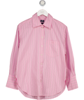 GAP Pink Stripe Poplin Oversized Shirt UK XS