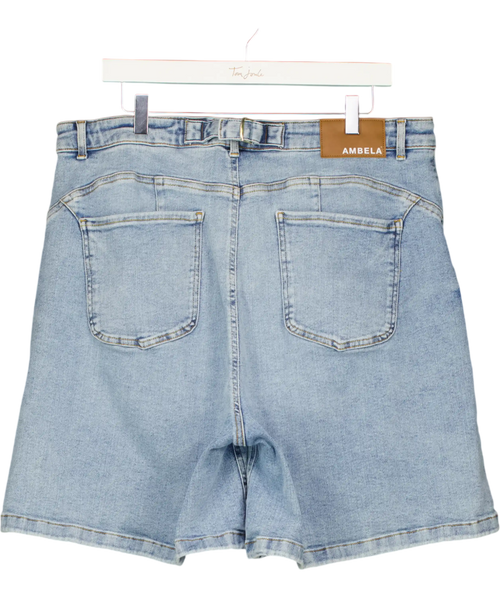 Ambela Blue Stretch Shorts UK 20