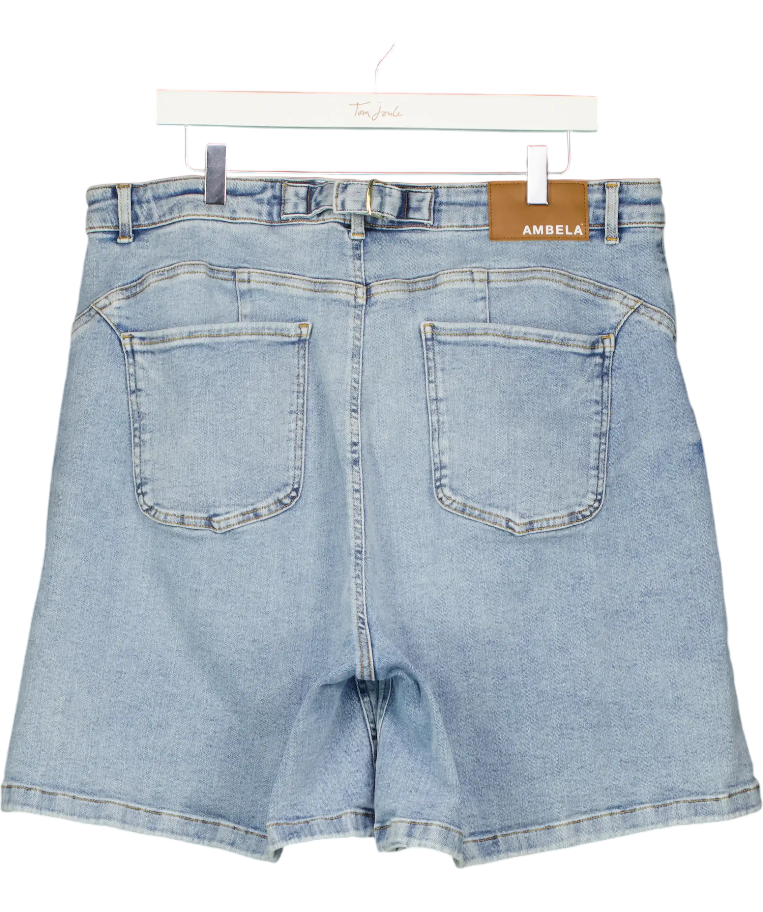 Ambela Blue Stretch Shorts UK 20