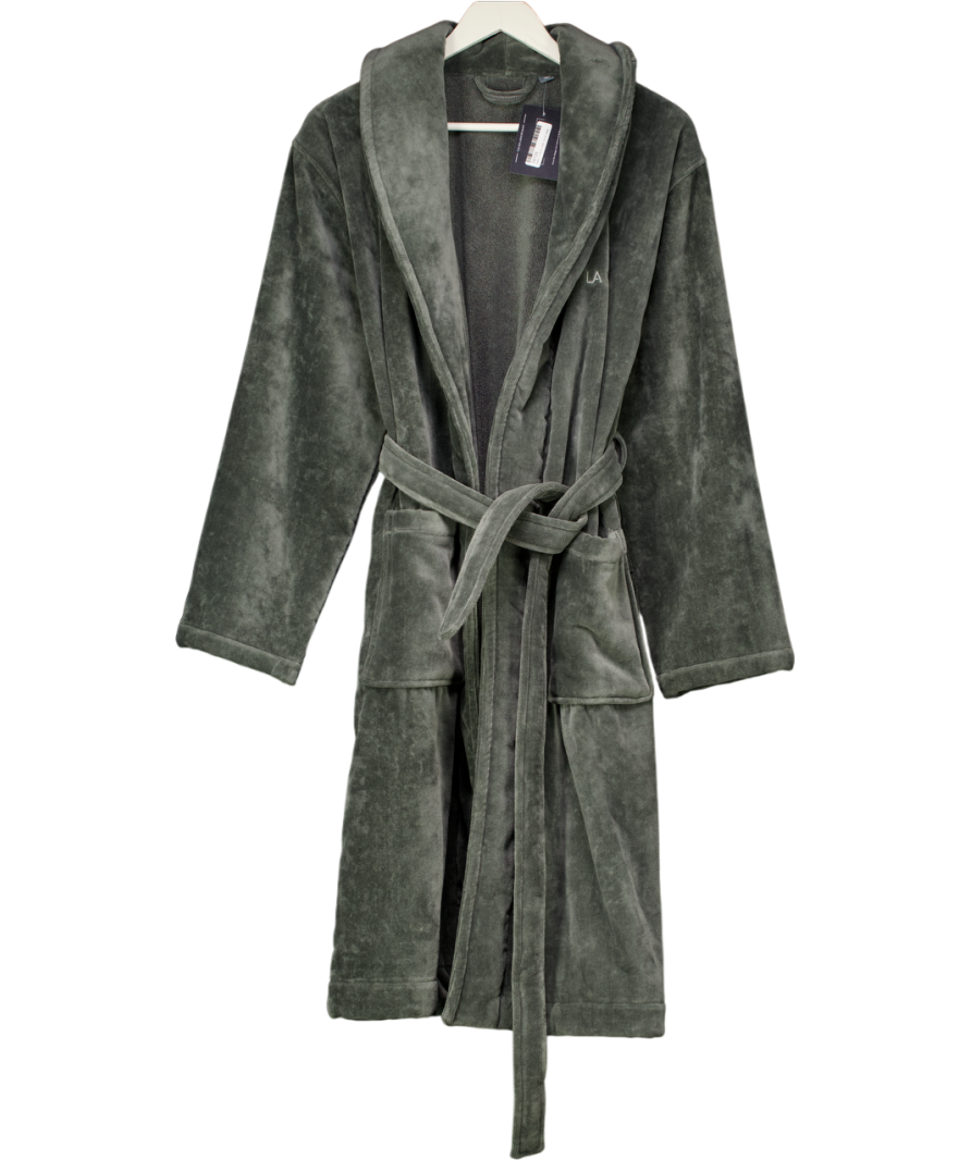 La Prairie Luxury Grey Bathrobe UK S
