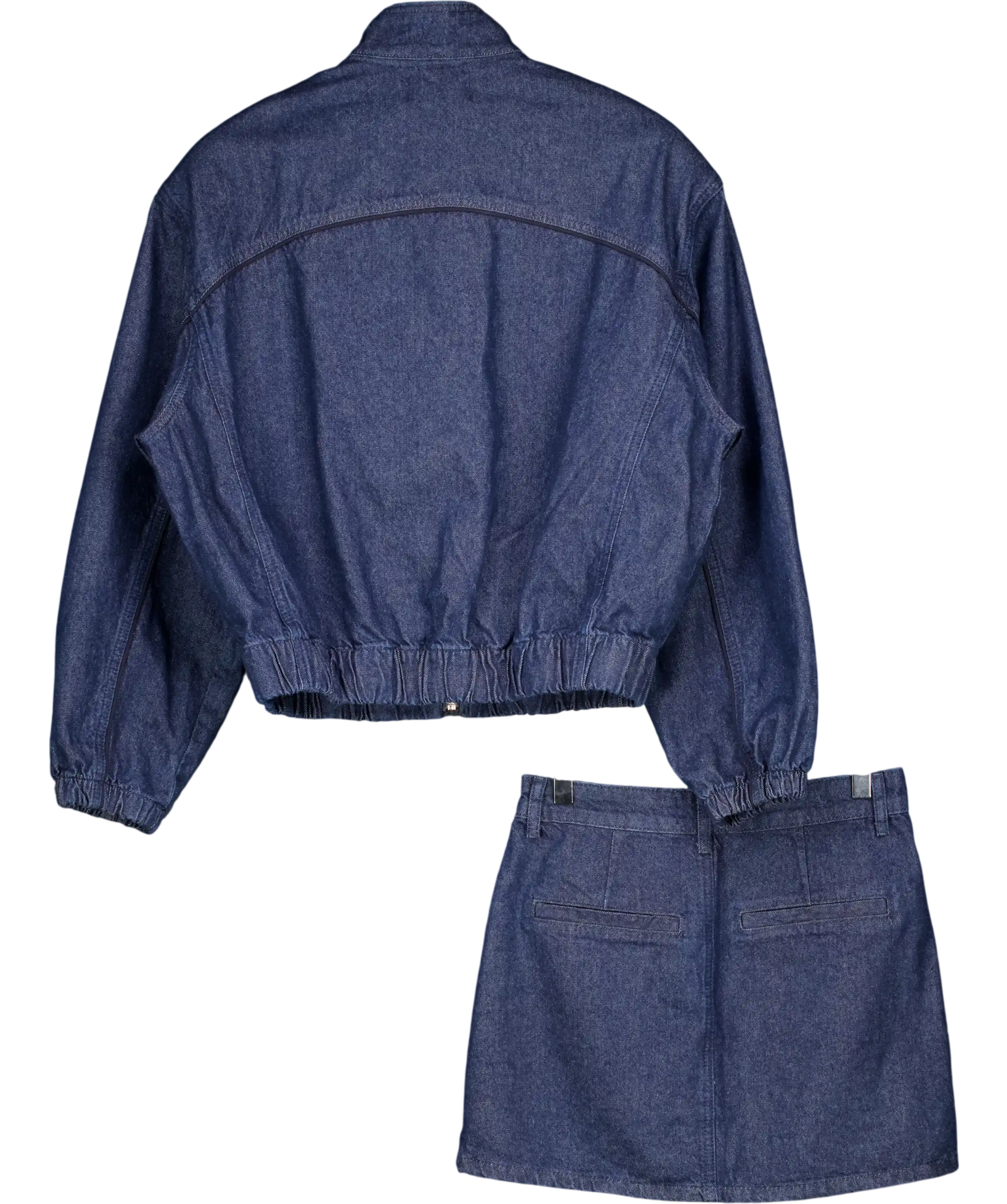 ASOS Blue Denim Balloon Jacket UK 6