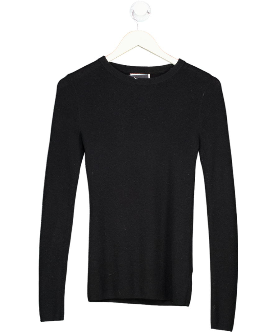 H&M Black Wool & Cashmere Blend Jumper UK S