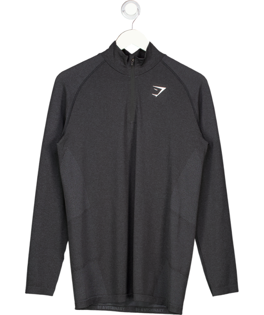 gymshark Grey Performance 1/4 Zip UK L