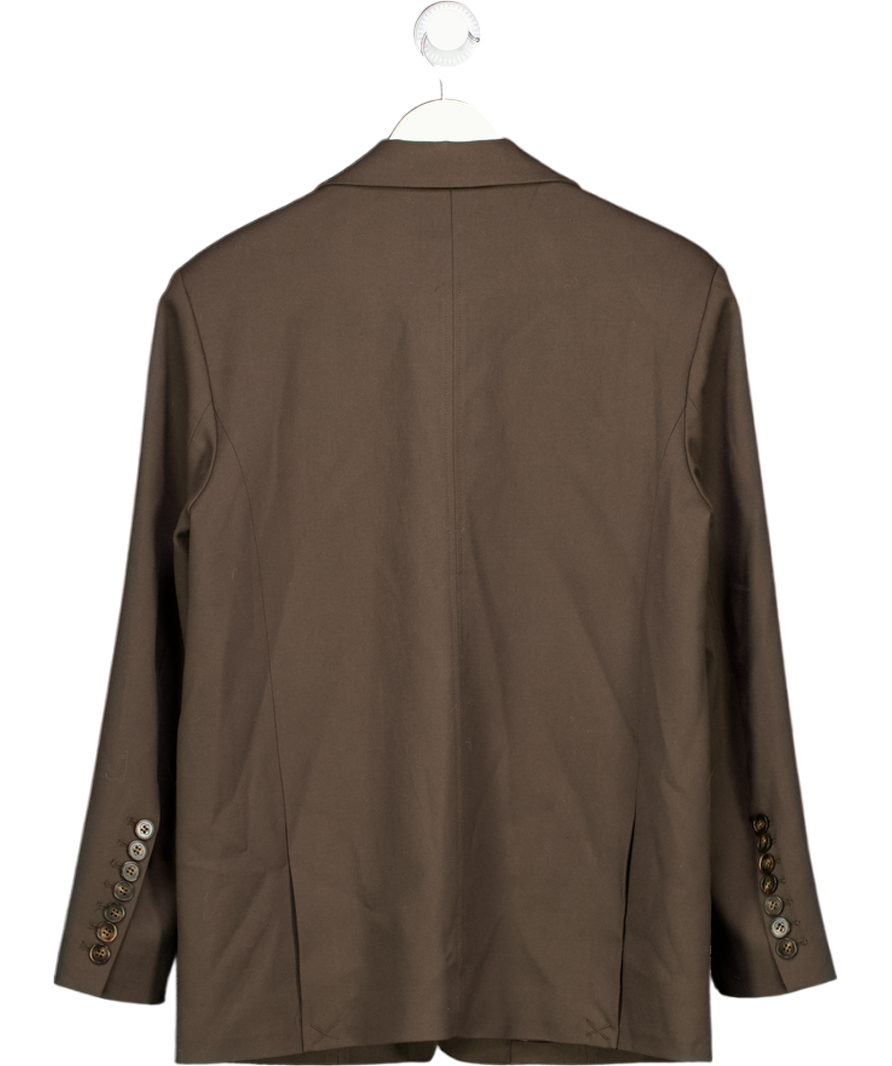 DISSH Brown Eden Bitter Choc Oversized Boxy Blazer UK 6