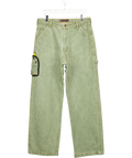 Ralph Lauren Green Wide Leg Jeans UK 12