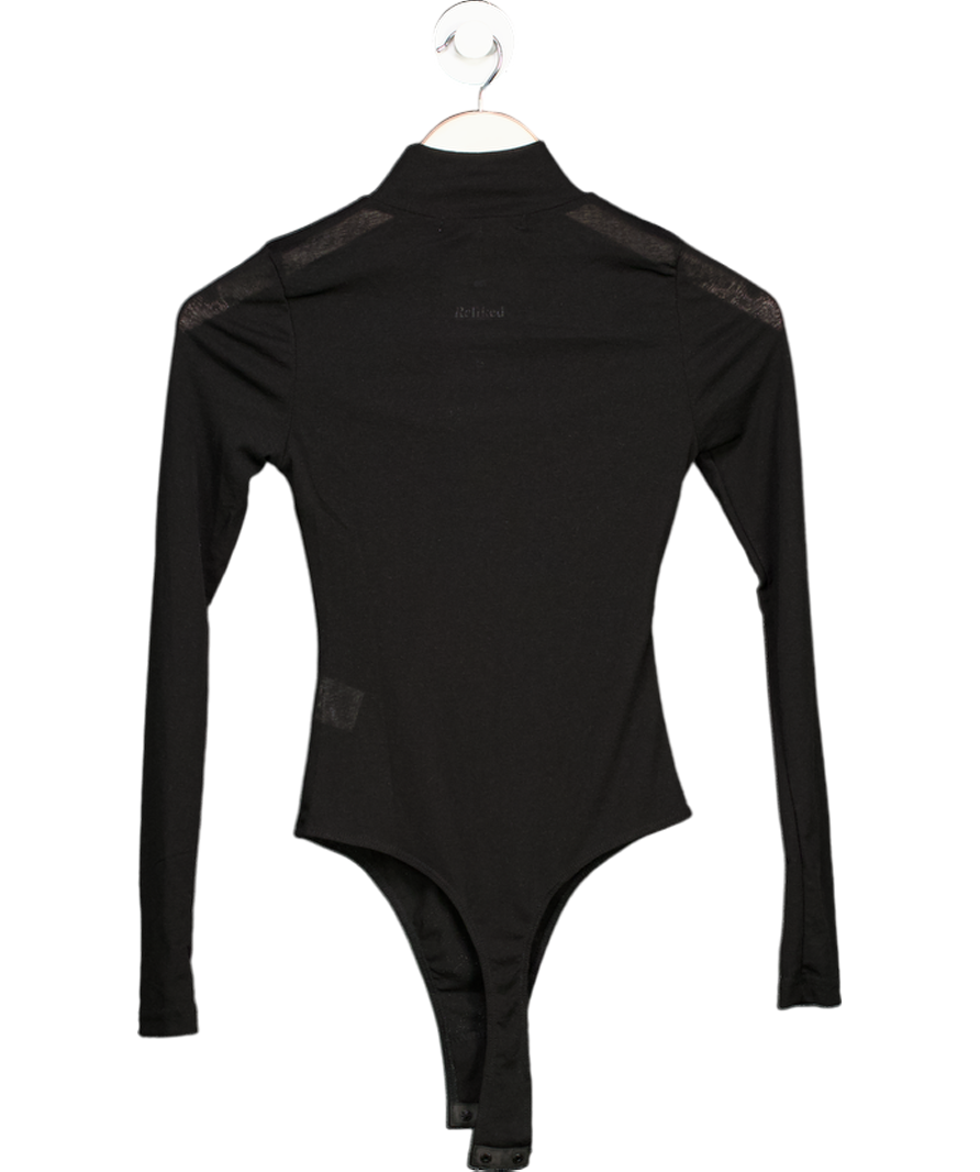 BOA Black Base Sculpting Long Sleeve Top UK XS
