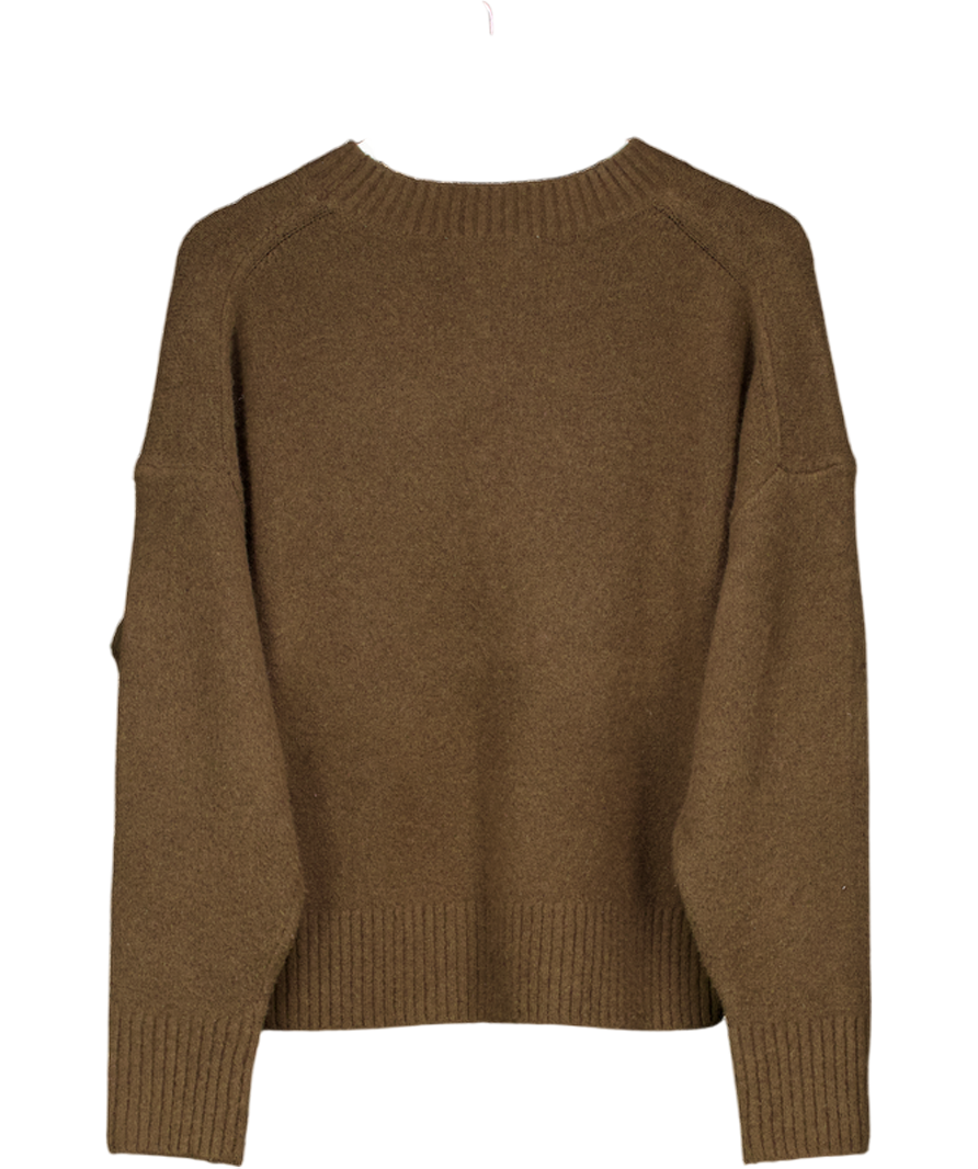 ZARA Brown Soft Knit Jumper UK S
