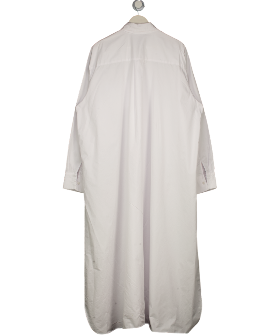 THE FRANKIE SHOP White Avery Oversized Shirt Dress UK XS/S