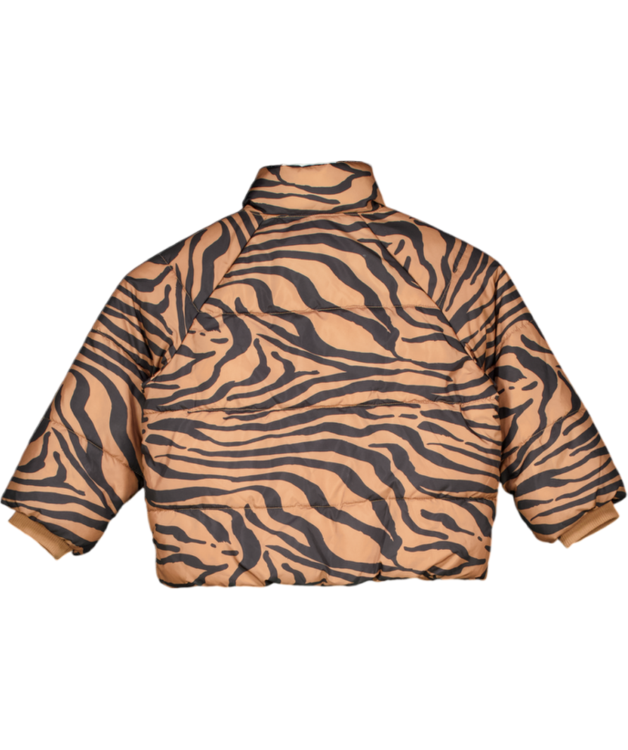 Arkett Brown Tiger Print Puffer Jacket 5 Years