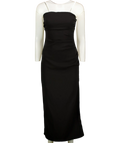 ZARA Black Strapless Tube Midi Dress UK M