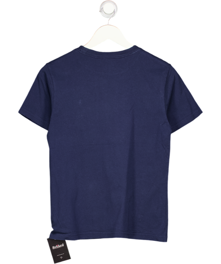 Polo Ralph Lauren Boys Navy Blue T-shirt With Embroidered Pony Logo 10-12y UK M