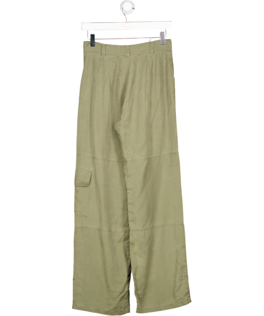 AYM STUDIOS Khaki Green Cargo Trousers UK M