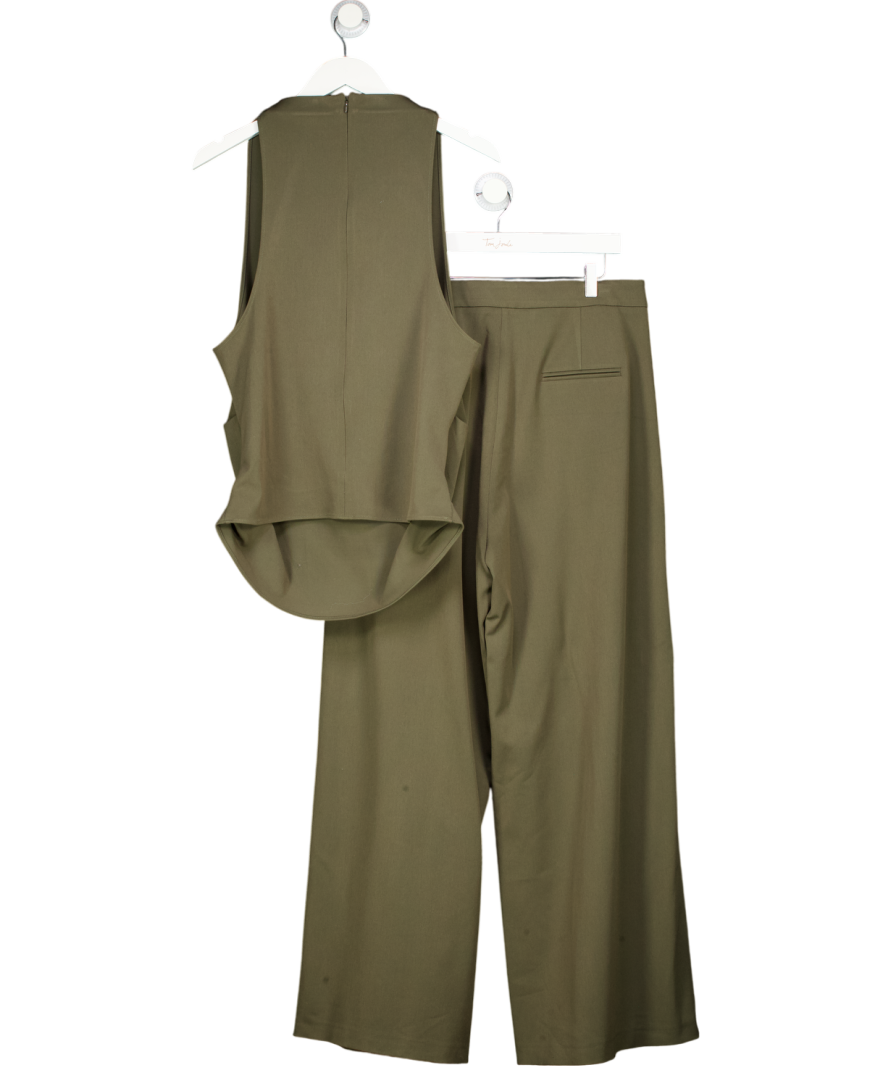 Salt Murphy Green Archie Top And Tailored Trousers Set UK M