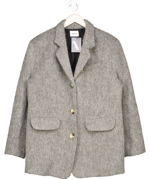 zeffon Guy Oversized Wool Blazer - Grey UK 36" CHEST