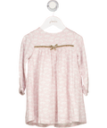 CONFITURE Pink Cheetah Print Long Sleeve Dress 2 Years