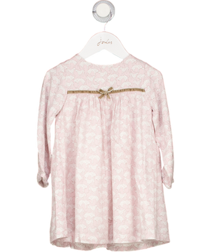 CONFITURE Pink Cheetah Print Long Sleeve Dress 2 Years