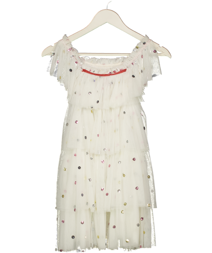 Meri Meri White Sequin Tulle Angel Costume 3 Years