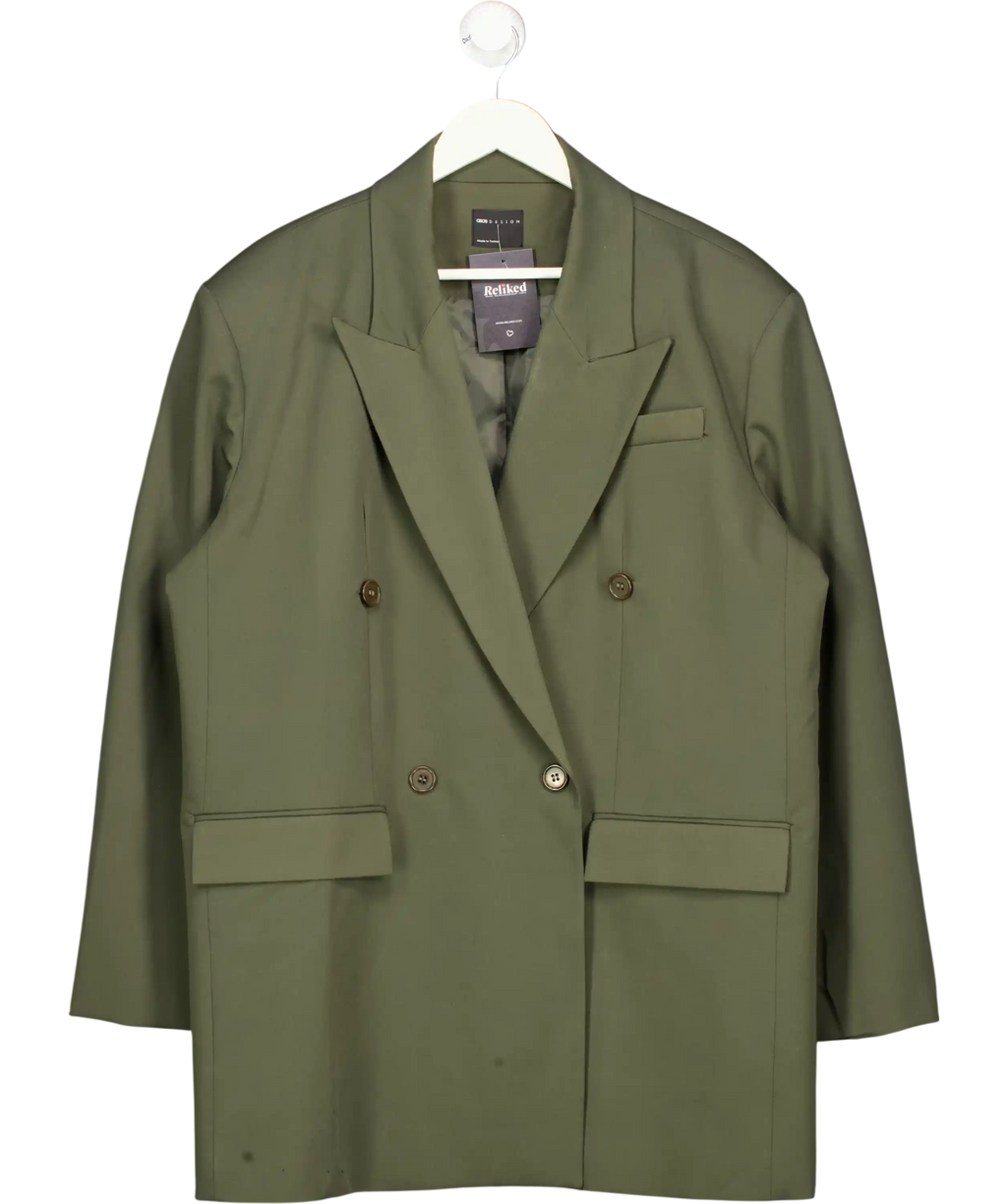 ASOS Green Tailored Grandad Blazer UK XL