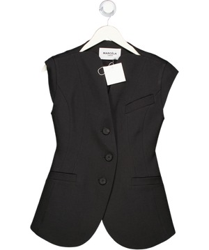 MARCELA LONDON Solene Hourglass Jacket Black UK S