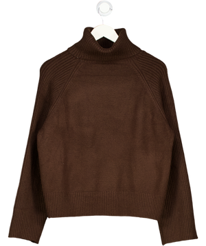 NEW LOOK Chocolate Brown Roll Neck Jumper UK M