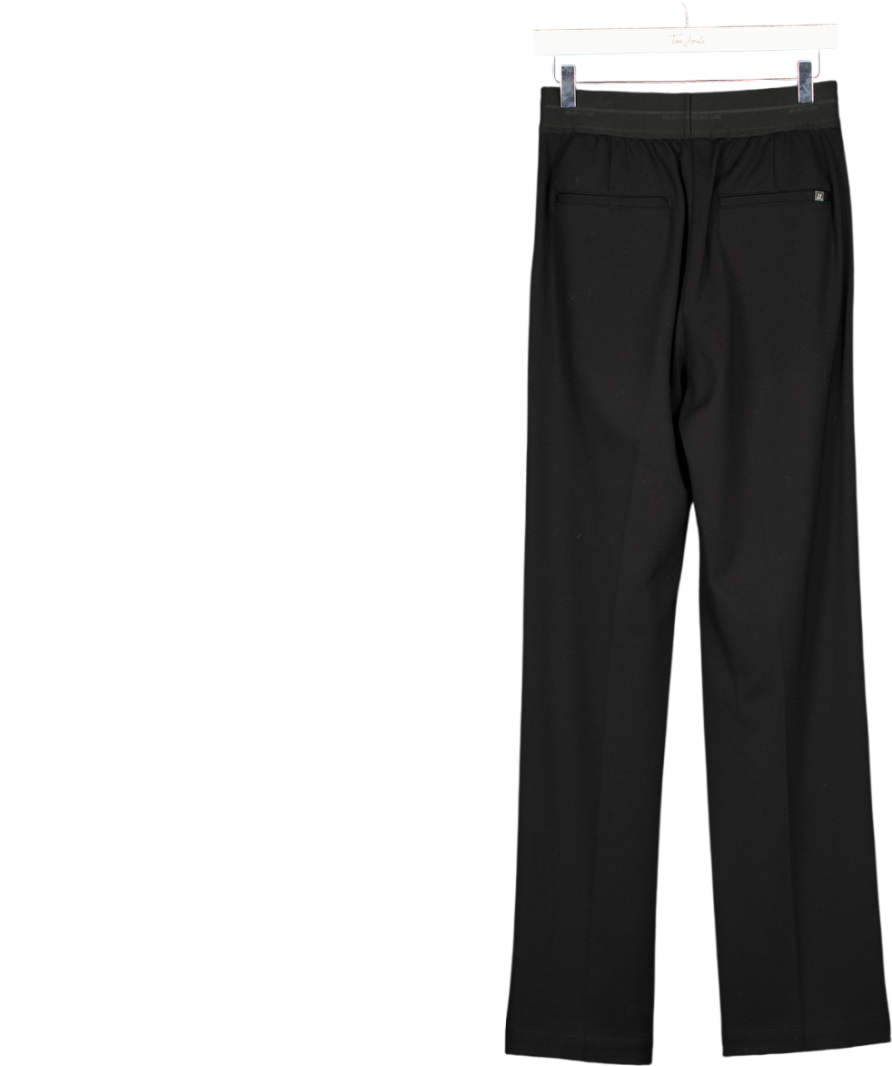 HELMUT LANG Black Straight Leg Trousers Us2 UK 6