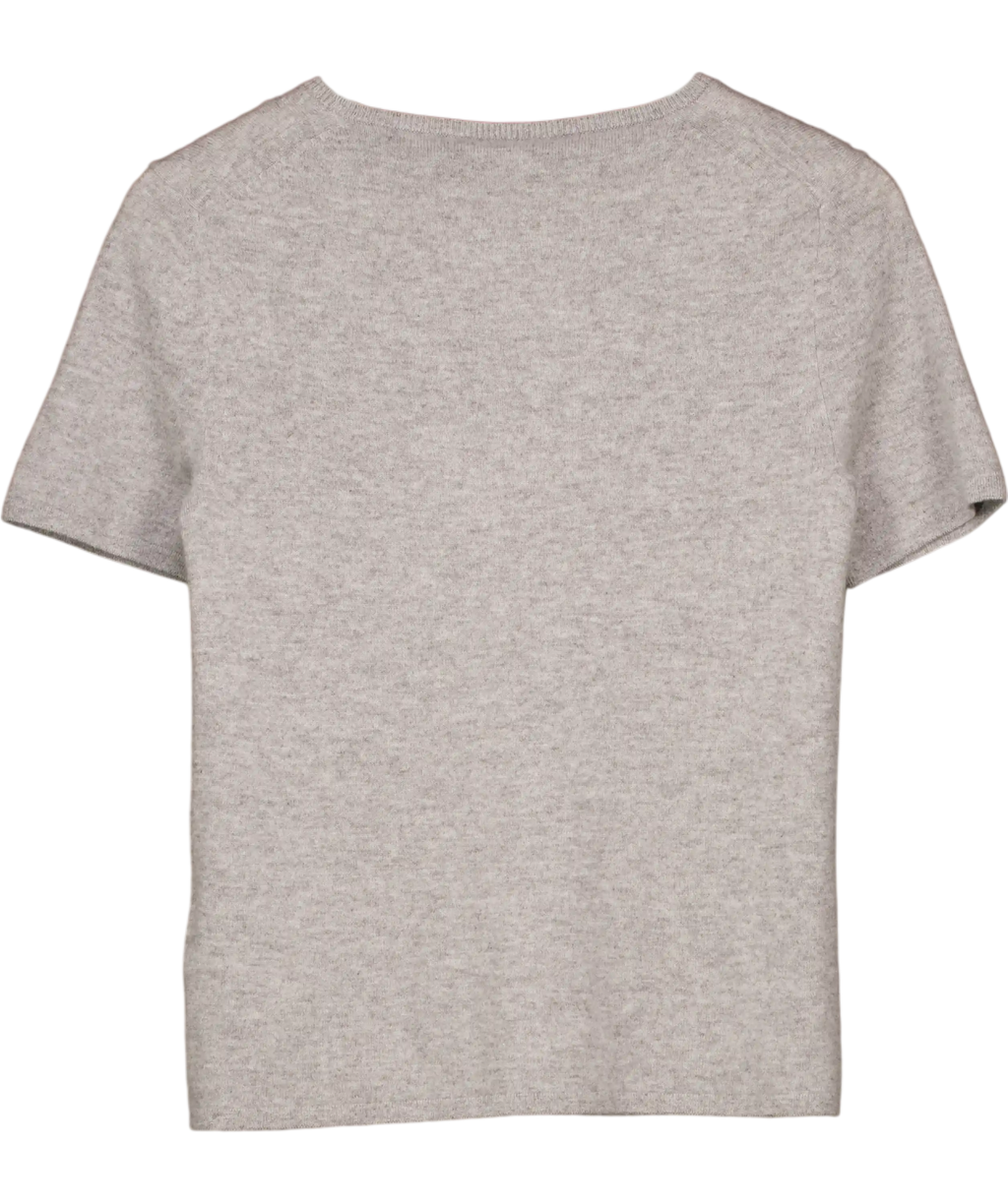 ARKET Grey Pure Cashmere Top UK S