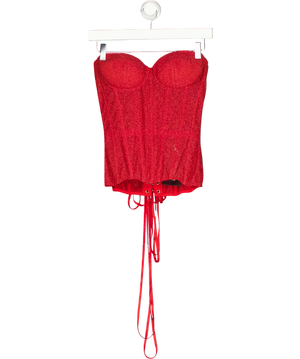 STATNAIA Brilliance Drop Shiny Red Corset Size 70b UK S